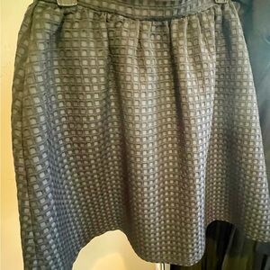 Topshop Black Textured Women's Skirt